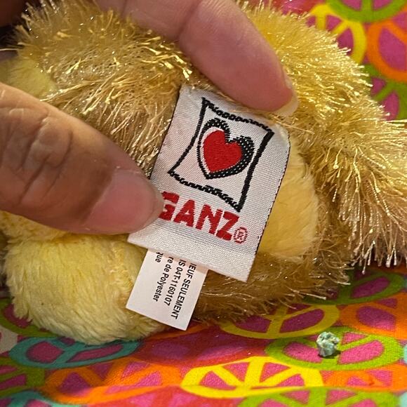 Webkinz LIL' KINZ Lion HS006 No Code Stuffed Plush Animal Pet - Picture 4 of 5